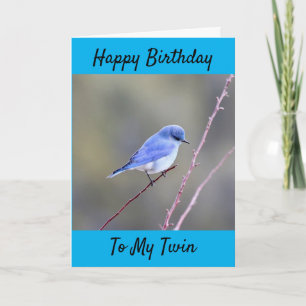 GEBURTSTAG MÖCHTE MEINE **TWIN SISTER** KARTE