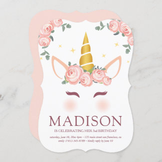 Geburtstag Moderne Wasserfarbe Blumenzwiebeln Einladung