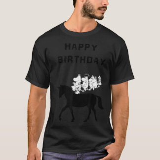 Geburtstag Moomin einhorcht lustig T-Shirt