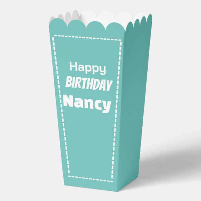 Geburtstag Nancy editierbar Geschenkschachtel (Vorderseite)