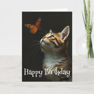 Geburtstag Niedlicher Schmetterling für alle Karte