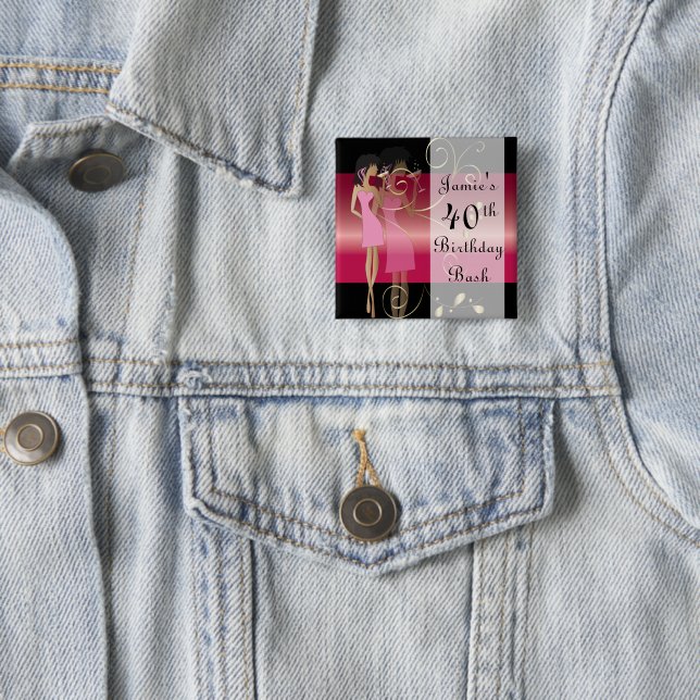 Geburtstag oder Junggeselinnen-Abschied| DIREKT Button (Beispiel)