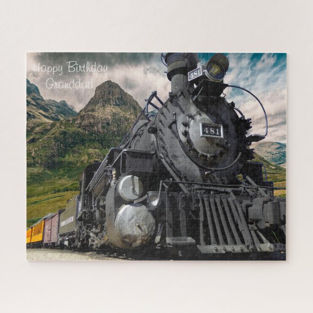 Geburtstag Opa. Puzzle (Horizontal)