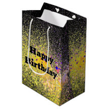 Geburtstag Paint Spray Abstrakt