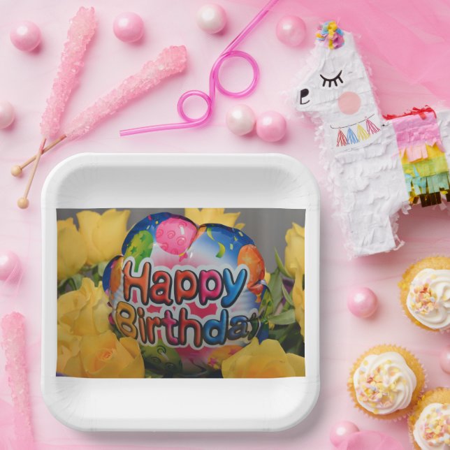 Geburtstag Pappteller (Party)