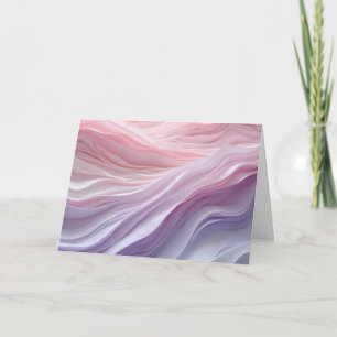 Geburtstag Pastel Calming Wave Muster Karte