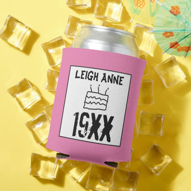 Geburtstag personalisieren Geboren in benutzerdefi Dosenkühler (In Situ Sommer)