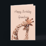Geburtstag Phantastisch Grandson Fun Giraffe Tier Karte<br><div class="desc">Alles Gute zum Geburtstag Grandson,  ich kann Ihnen nicht sagen,  wie viel ich Liebe habe und Sie zu schätzen weiß. Haben Sie Geburtstag,  so phantastisch wie Sie mit niedlicher Kuschelgiraffe sind</div>