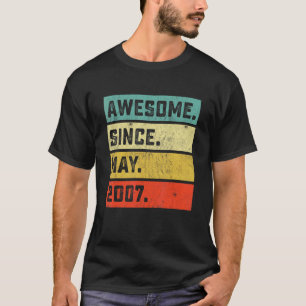 Geburtstag Phantastisch seit Mai 2007 15 Jahre T-Shirt
