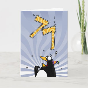 Geburtstag - Pinguin Überraschungskarte Karte
