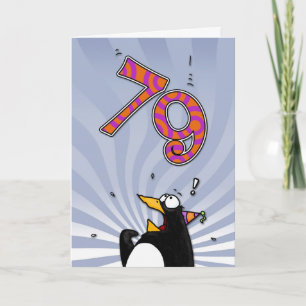 Geburtstag - Pinguin-Überraschungskarte Karte