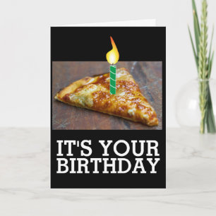 GEBURTSTAG PIZZA MIT KANDKARTE KARTE