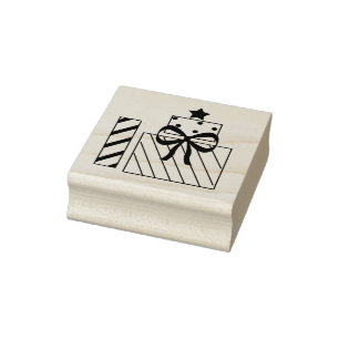 Geburtstag präsentiert Kunst-Briefmarke Gummistempel
