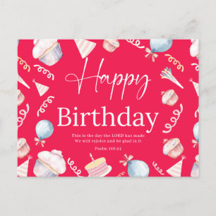 Geburtstag Psalm118:24 Postkarte