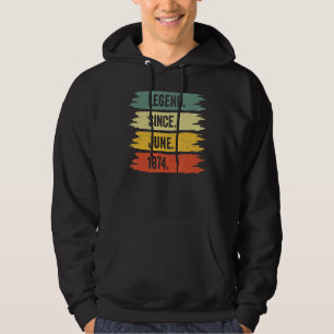 Geburtstag Retro Vintage Legenden wurden in J. Geb Hoodie