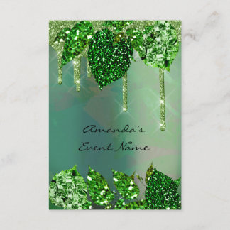 Geburtstag Rustikale Waldland Rose Grüne Tropfen B Einladung
