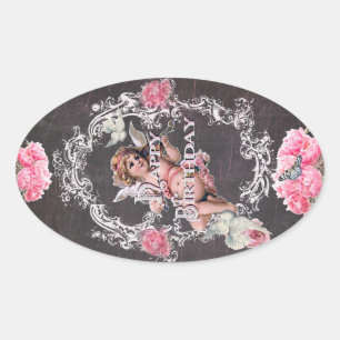 Geburtstag - Schwarze Tafel - Aufkleber