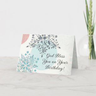 Geburtstag Segen Zahlen 6:24 Der Herr segne Sie Karte