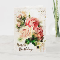 Geburtstag Segnung Vintage Rose Inspiration