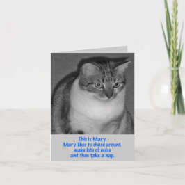 Geburtstag - Sei Maria! Karte