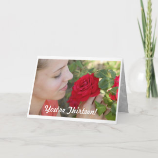 Geburtstag - Sie sind dreizehn! Karte