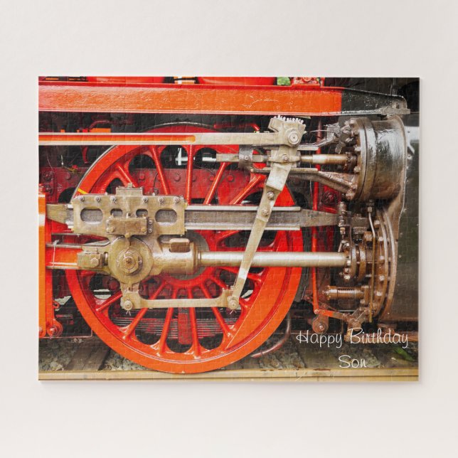 Geburtstag Sohn. Puzzle (Horizontal)