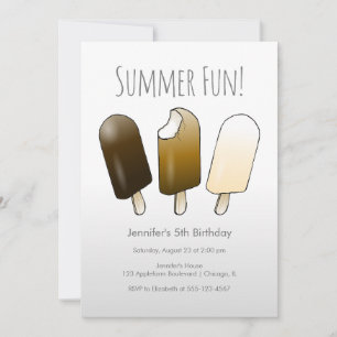 Geburtstag Sommer-Spaß Einladung
