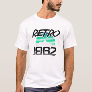 Geburtstag Spaß Retro Geboren 1962 60. Geburtstag T-Shirt