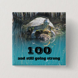Geburtstag Spaß Turtle Foto Milestone Geburtstag Button