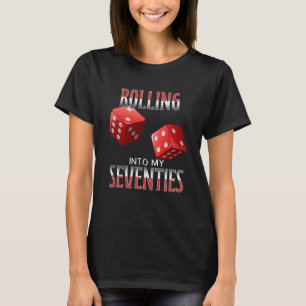 Geburtstag Spiele des Old Man Casino Dice T-Shirt