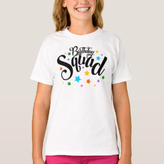 Geburtstag Squad Party Design für Kinder und Erwac T-Shirt
