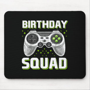 Geburtstag Squad Video Game Controller für Gamer B Mousepad