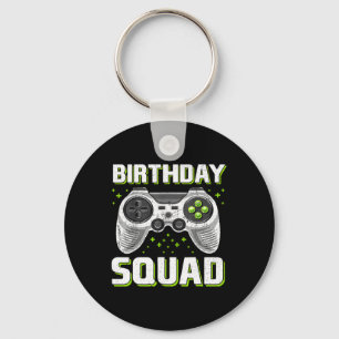 Geburtstag Squad Video Game Controller für Gamer B Schlüsselanhänger
