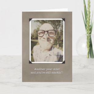 Geburtstag Still Smokin' Funny Retro Karte