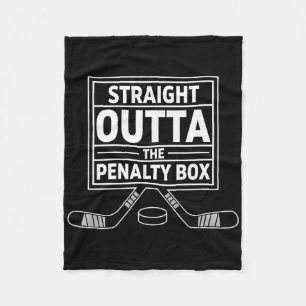 Geburtstag Straight Outta The Strafbank Eishockey Fleecedecke