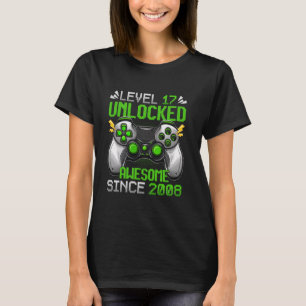 Geburtstag Stufe 17 Phantastisch 2008 17 Jahre alt T-Shirt
