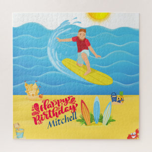 Geburtstag surfen puzzle
