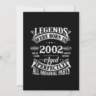 Geburtstag T-Shirt Vintage Legenden Geboren im Jah Einladung