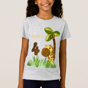 Geburtstag Tots Giraffe Geburtstag T-Shirt