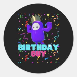 Geburtstag Typ Spaß Beliebtes Videospiel Thema Geb Runder Aufkleber
