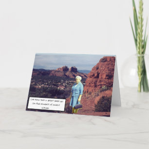 Geburtstag über dem Hügel Karte