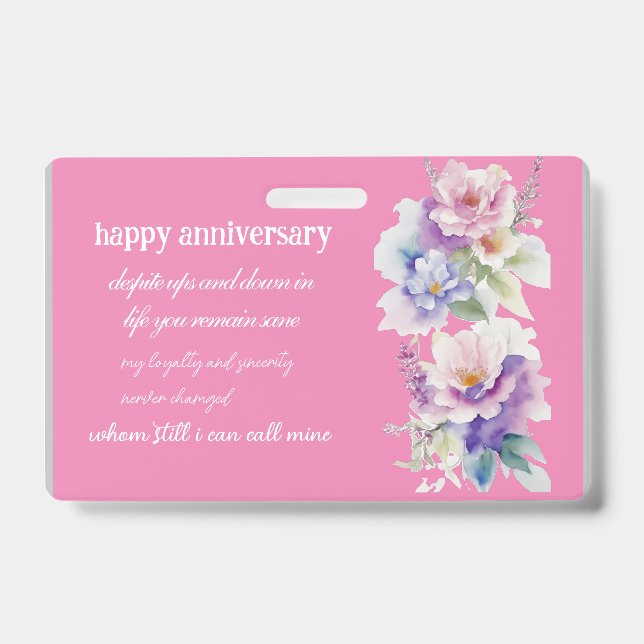 Geburtstag und Geburtstag Ausweis (Vorderseite)