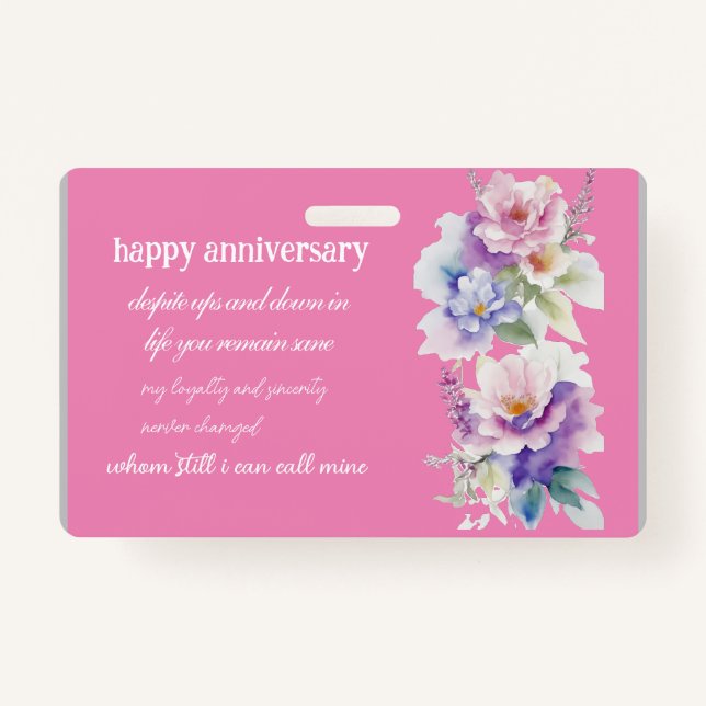 Geburtstag und Geburtstag Ausweis (Vorderseite)