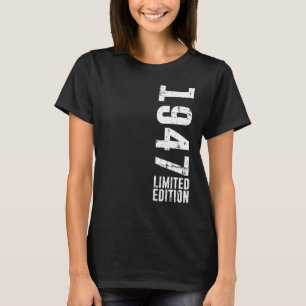 Geburtstag und Vintag 1947 T-Shirt