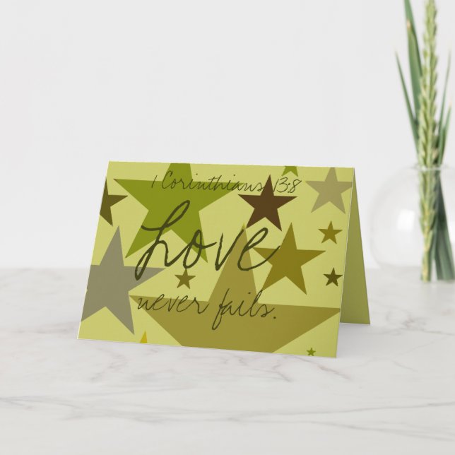 Geburtstag-Vater-Liebe Versage nie Karte (Vorderseite)