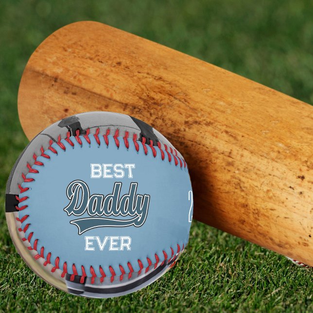 Geburtstag/ Vatertag Baseball-Geschenk für Vater Baseball (A father I will look up to no matter how tall I get best daddy ever Father's Day baseball)