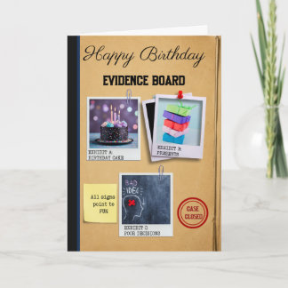 Geburtstag Verbrechen Fan Karte