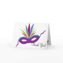 Geburtstag Vielen Dank Lila Mardi Gras Mask