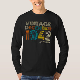 Geburtstag Vintag 1942 Limited Edition T - Shirt