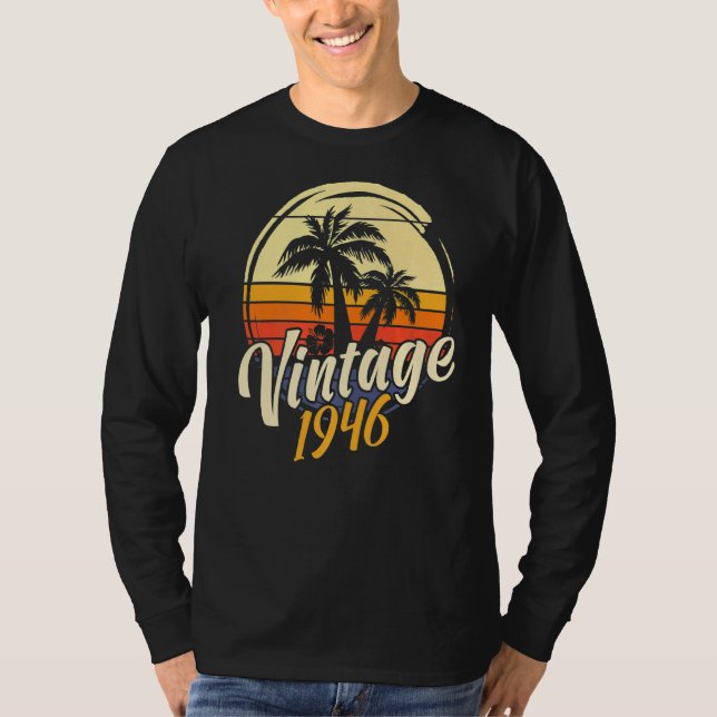 Geburtstag Vintag 1946 T-Shirt (Vorderseite)